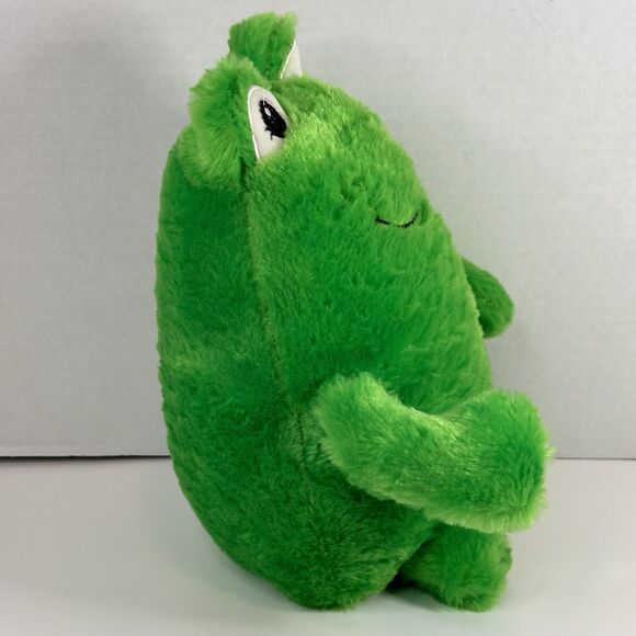 PROGRESSIVE PLUSH Frankie Green Frog 2022 stuffed animal 10" plush Smile CLEAN - Picture 2 of 11
